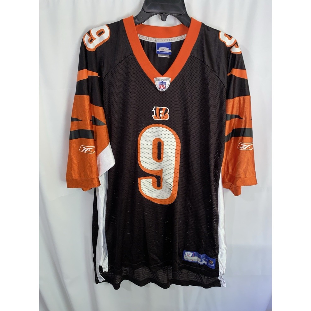 Carson Palmer #9 Cincinnati Bengals Reebok Jersey Men's XL Black